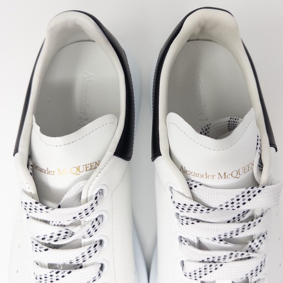 Alexander McQueen Oversized Sneakers White Jet Black Women EU 41 US 11 - Picture 5 of 8